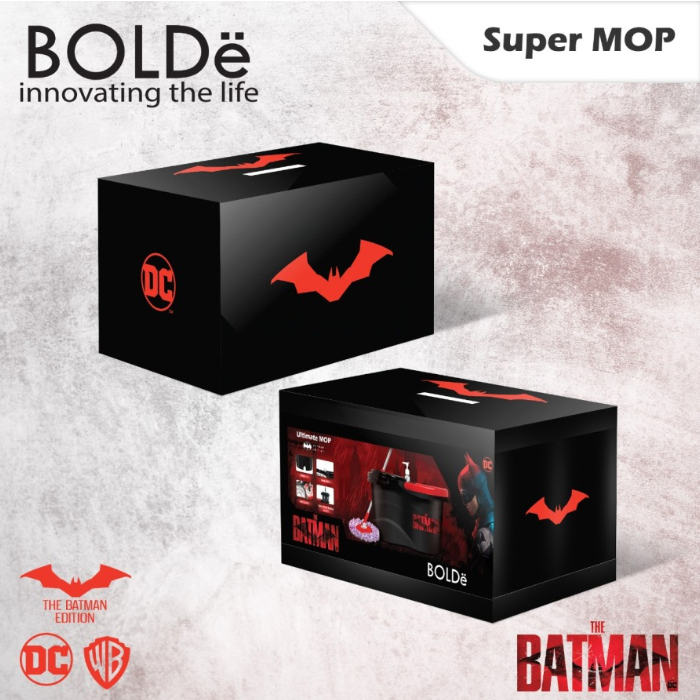 Bolde Super MOP Alat Pel Lantai Batman Edition